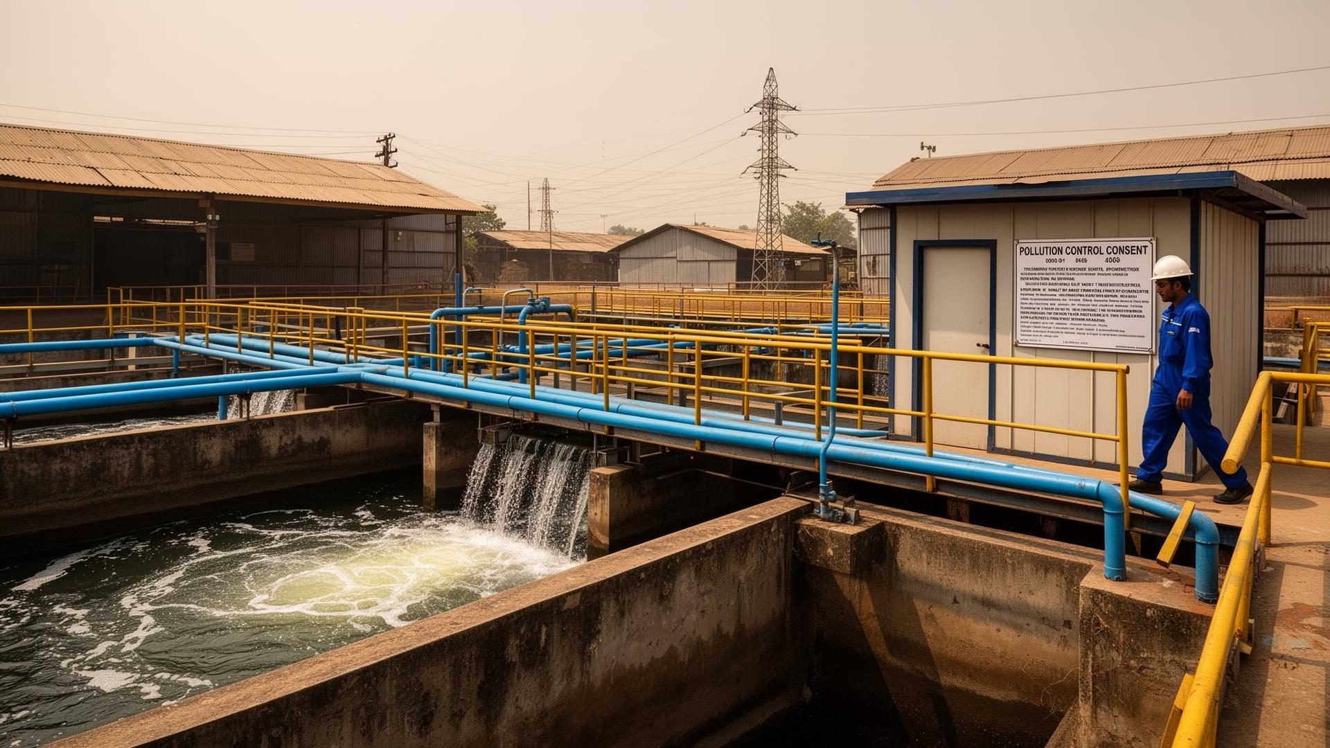 On-site effluent treatment plant at a Radish manufacturing site
