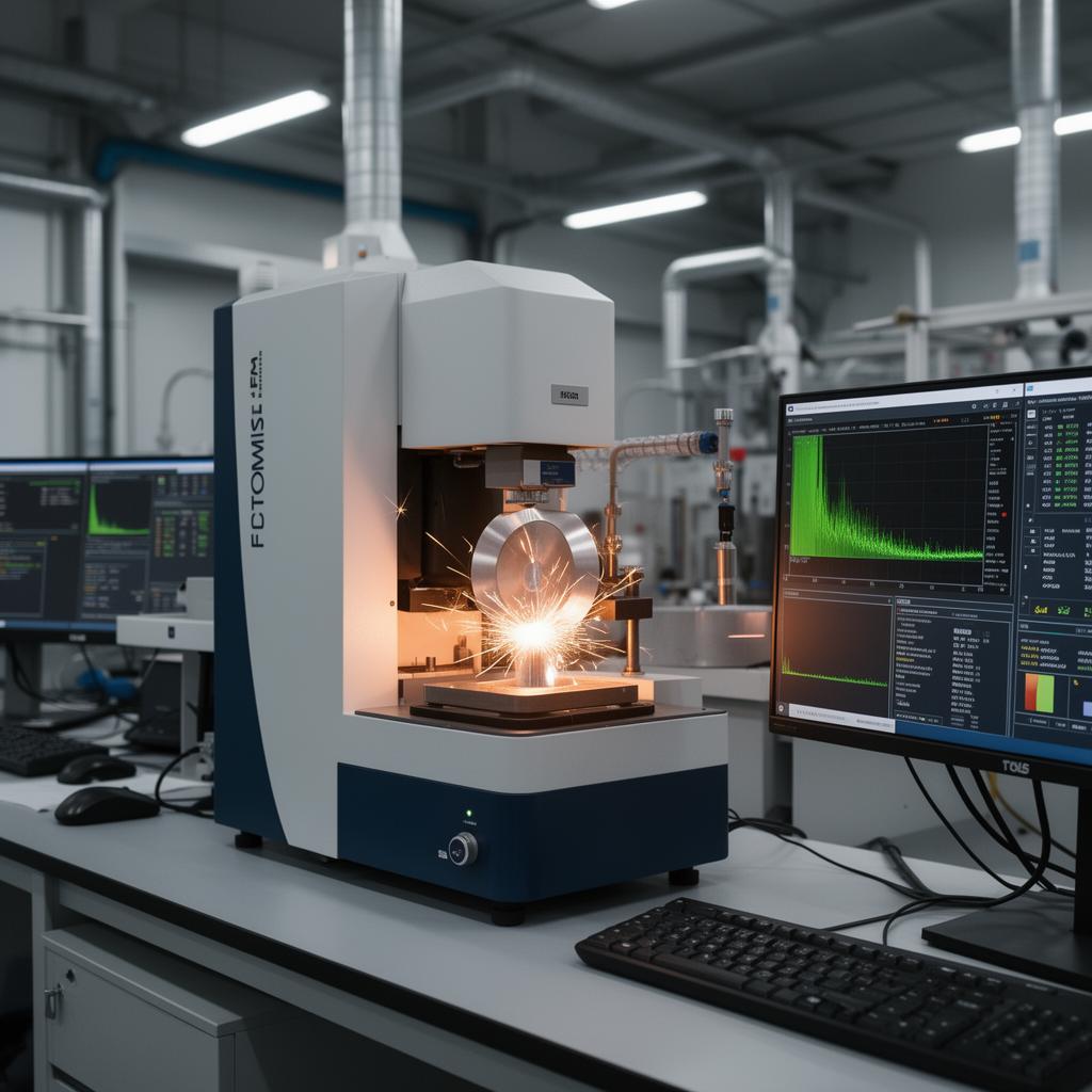 Optical Emission Spectrometer in the QC lab