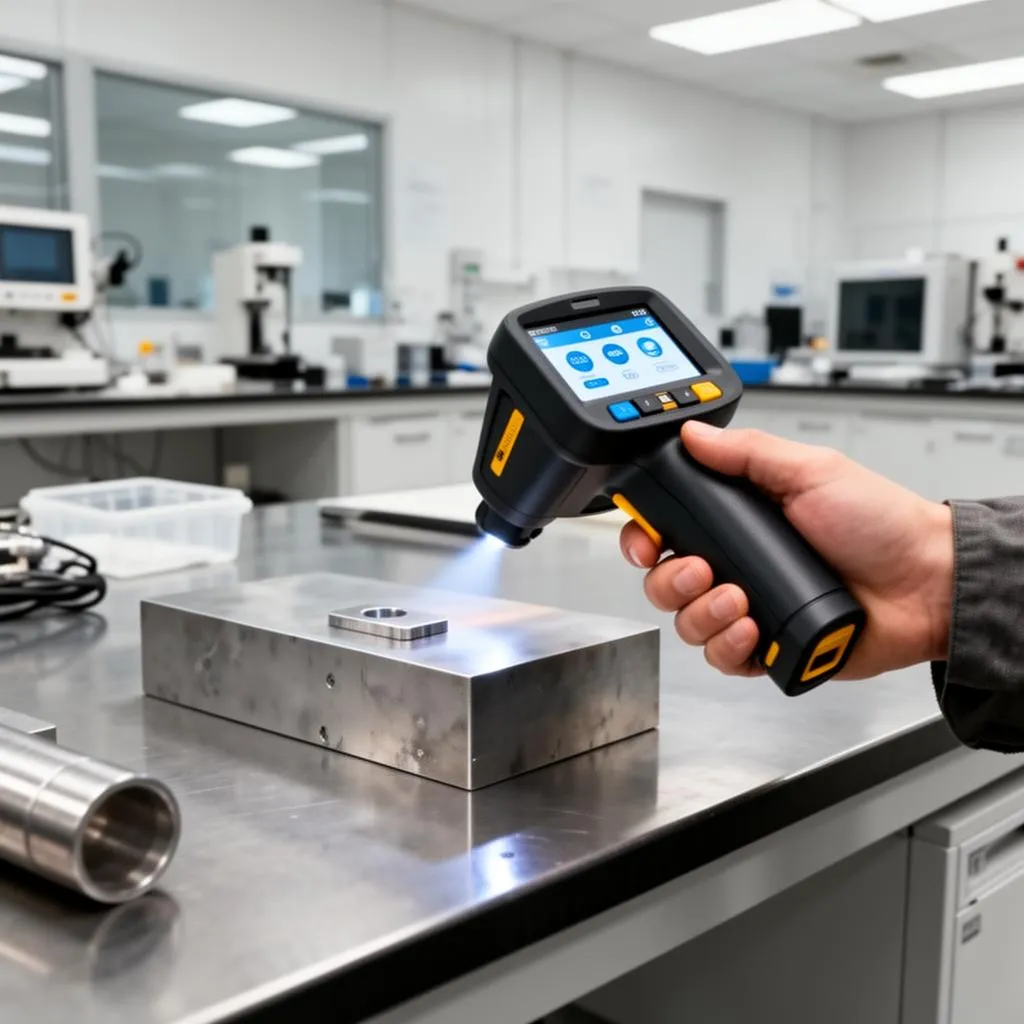 XRF Analyzer in the QC lab