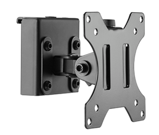 STEEL PIVOT MONITOR ARM FOR SLAT WALL 13-27”