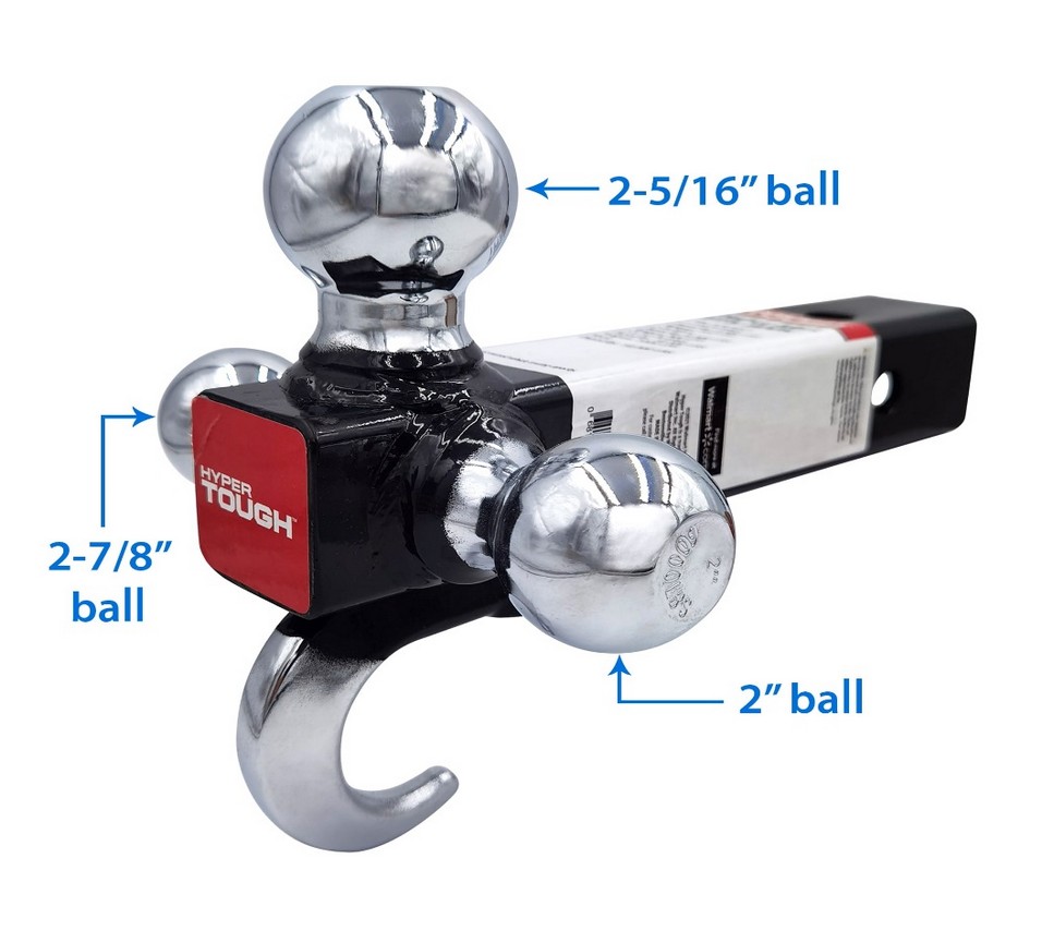 AUTOMOTIVE TRI-BALL MOUNT WITH HOOK