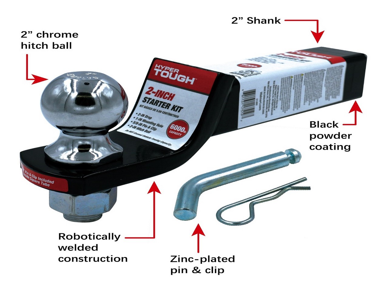 DROP TRAILER HITCH STARTER KIT WITH 5/8 INCH PIN